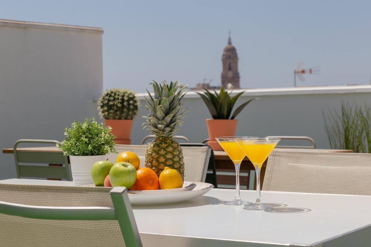 C56 - Studio With Amazing Terrace In The Centre Málaga Esterno foto